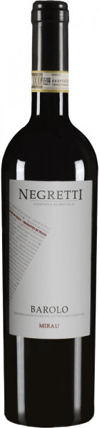 Вино Negretti, "Mirau", Barolo DOCG, 2013