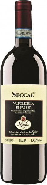 Вино Nicolis, "Seccal" Ripasso Valpolicella DOC Classico Superiore, 2015