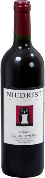 Вино Niedrist, "Muhlweg" Merlot, Sudtiroler DOC, 2018