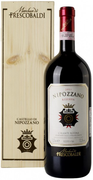 Вино "Nipozzano" Chianti Rufina Riserva DOCG, 2011, gift box, 1.5 л