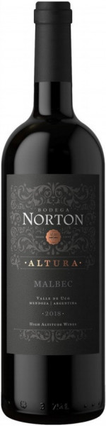 Вино Norton, "Altura" Malbec, 2018