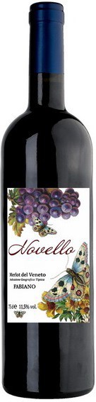 Вино "Novello", Merlot del Veneto IGT, 2014