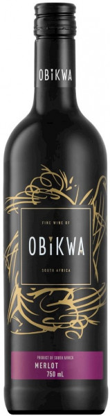 Вино Obikwa, Merlot, 2020