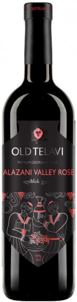 Вино "Old Telavi" Alazani Valley Rose Semi-Sweet