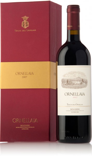 Вино Ornellaia Bolgheri Superiore DOC 2007, gift box