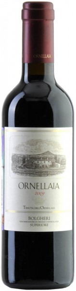 Вино "Ornellaia", Bolgheri Superiore DOC, 2009, 0.375 л