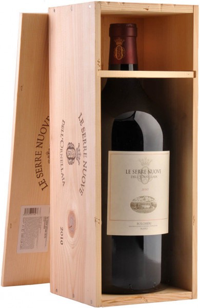 Вино Ornellaia, "Le Serre Nuove", 2010, wooden box, 3 л