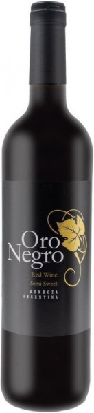 Вино "Oro Negro" Red Semi Sweet