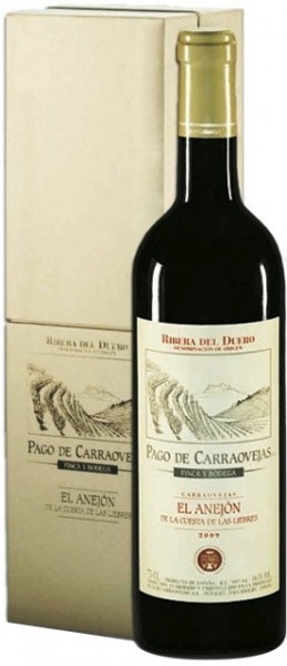 Вино Pago de Carraovejas, "El Anejon de la Cuesta de Las Liebres", Ribera del Duero DO, 2009, gift box