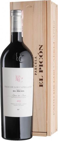 Вино Pago de los Capellanes, "El Picon", Ribera del Duero DO, 2015, wooden box