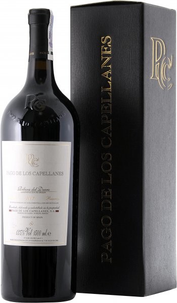 Вино Pago de los Capellanes, Tinto Reserva, Ribera del Duero DO, 2011, gift box, 1.5 л