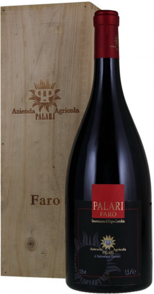 Вино Palari, "Palari" Faro DOC, 2014, wooden box, 1.5 л