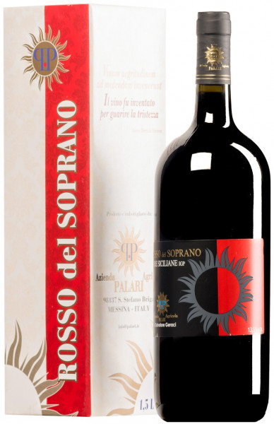 Вино Palari, "Rosso del Soprano", Sicilia IGT, 2015, gift box, 1.5 л