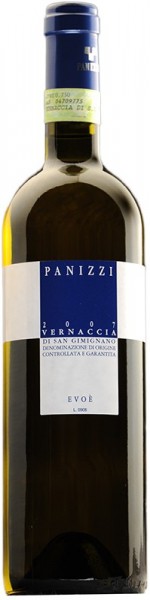 Вино Panizzi, "Evoe", Vernaccia di San Gimignano DOCG , 2007