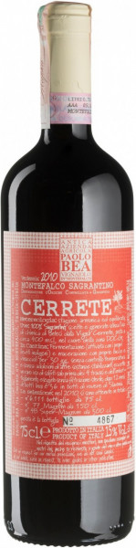 Вино Paolo Bea, "Cerrete" Montefalco Sagrantino DOCG, 2010