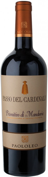 Вино Paolo Leo, "Passo del Cardinale", Primitivo di Manduria DOP