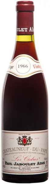 Вино Paul Jaboulet Aine, "Les Cedres" Rouge, Chateauneuf du Pape AOC, 1966
