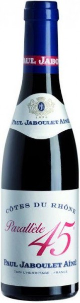 Вино Paul Jaboulet Aine, "Parallele 45" Rouge, Cotes du Rhone, 2014, 0.375 л