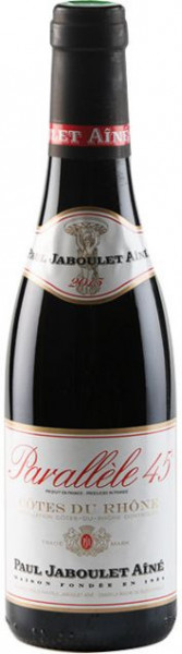 Вино Paul Jaboulet Aine, "Parallele 45" Rouge, Cotes du Rhone, 2015, 0.375 л