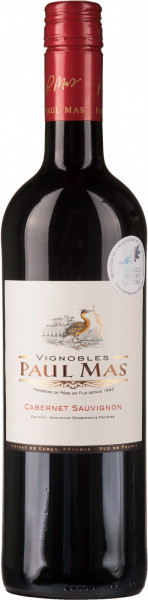 Вино "Paul Mas" Cabernet Sauvignon, Pays d'Oc IGP, 2017