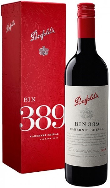 Вино Penfolds, "Bin 389" Cabernet Shiraz, 2014, gift box