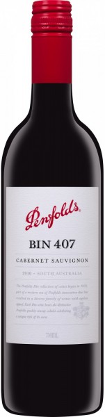 Вино Penfolds, "Bin 407" Cabernet Sauvignon, 2010