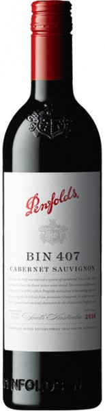 Вино Penfolds, "Bin 407" Cabernet Sauvignon, 2016