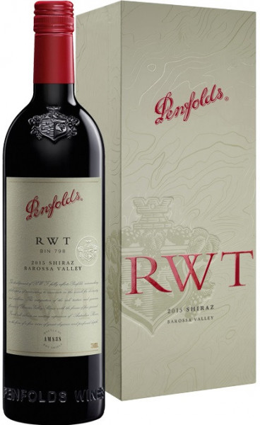 Вино Penfolds, "RWT" Shiraz, 2015, gift box