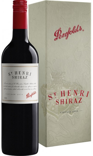 Вино Penfolds, "St. Henri" Shiraz, 2014, gift box