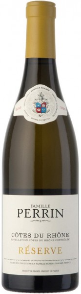 Вино Perrin et Fils, "Perrin Reserve" Cotes du Rhone AOC Blanc, 2013