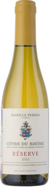 Вино Perrin et Fils, "Perrin Reserve" Cotes du Rhone AOC Blanc, 2013, 0.375 л