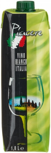 Вино Peter Mertes, "Piacere" Bianco, Tetra Pak, 1 л