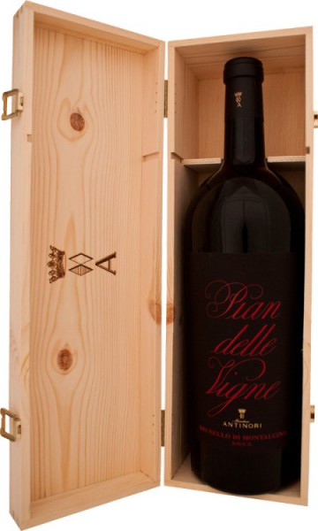 Вино "Pian Delle Vigne", Brunello di Montalcino DOCG, 2007, wooden box, 1.5 л