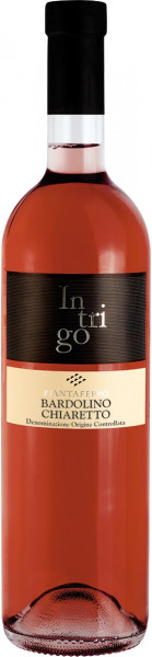 Вино Piantaferro, "Intrigo" Bardolino Chiaretto DOC, 2017