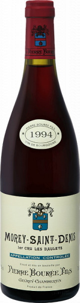 Вино Pierre Bouree Fils, Morey-Saint-Denis 1er Cru "Les Baulets" AOC, 1994
