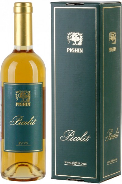 Вино Pighin, Picolit, Collio DOC, 2010, gift box, 0.5 л