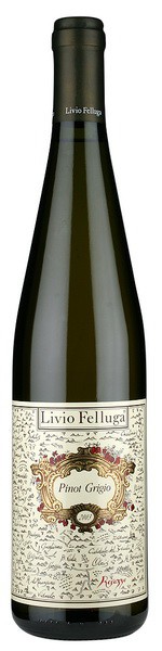 Вино Pinot Grigio, Colli Orientali Friuli DOC, 2010, 0.375 л