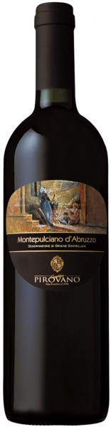 Вино Pirovano, Montepulciano d'Abruzzo DOC, 2010, 0.25 л