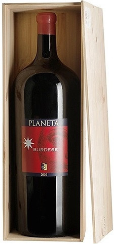 Вино Planeta, "Burdese", Sicilia IGT, 2010, wooden box, 12 л