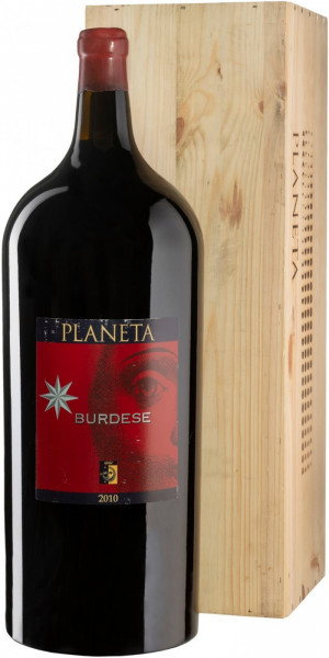 Вино Planeta, "Burdese", Sicilia IGT, 2010, wooden box, 9 л