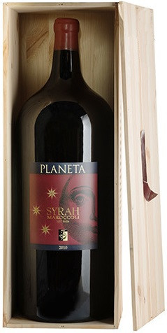 Вино Planeta, "Maroccoli" Syrah, Sicilia IGT, 2010, wooden box, 9 л