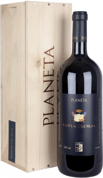 Вино Planeta, "Santa Cecilia", Sicilia IGT, 2010, wooden box, 1.5 л