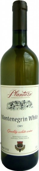 Вино Plantaze, Montenegrin White Dry