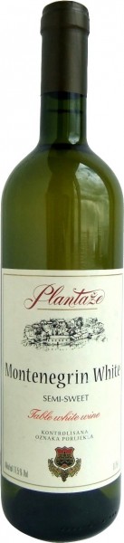 Вино Plantaze, Montenegrin White Semi-sweet