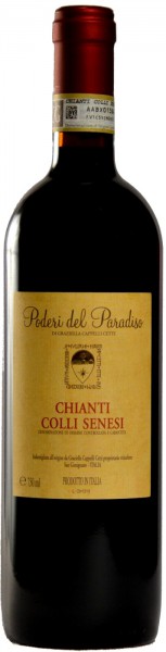 Вино Poderi del Paradiso, Chianti Colli Senesi, Toscana DOCG, 2013