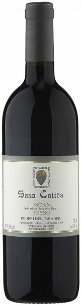 Вино Poderi del Paradiso, "Saxa Calida" Rosso, Toscana IGT, 2008