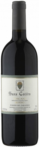 Вино Poderi del Paradiso, "Saxa Calida" Rosso, Toscana IGT, 2015