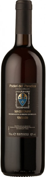 Вино Poderi del Paradiso, "Vin Santo", San Gimignano DOC, 2013