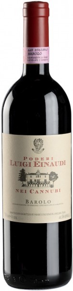 Вино Poderi Luigi Einaudi, Barolo nei Cannubi, 1997