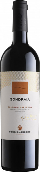 Вино Poggio al Tesoro, "Sondraia", Bolgheri Superiore DOC, 2018